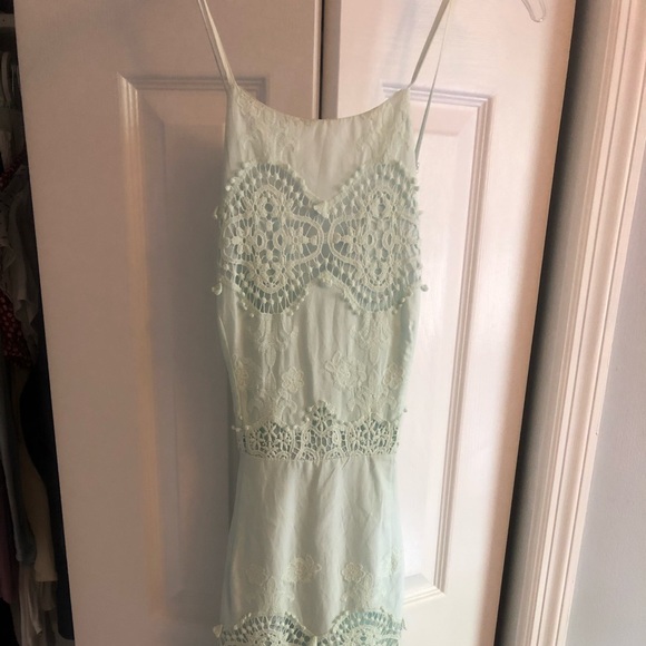 Altar'd State Dresses & Skirts - Light blue lace dress